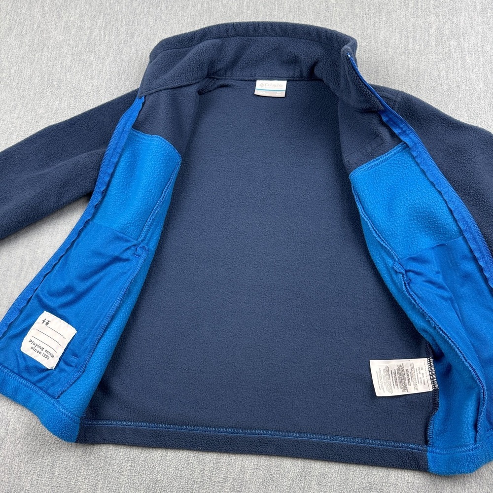 Columbia Jacket Boys XS 6-7 Blue Steens Mountain Full Zip 2.0 Fleece Outdoor - Picture 6 of 11
